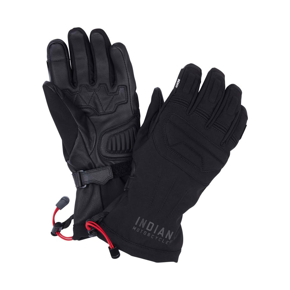 Indian Motorcycle cold weather gloves black Moore Speed Racing